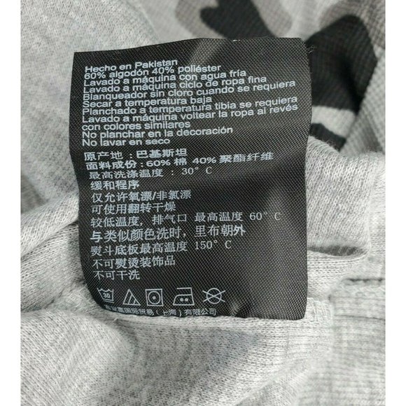 South Pole Authentic Collection Heather Grey Small Embroidered Long Sleeve Shirt - Picture 11 of 11